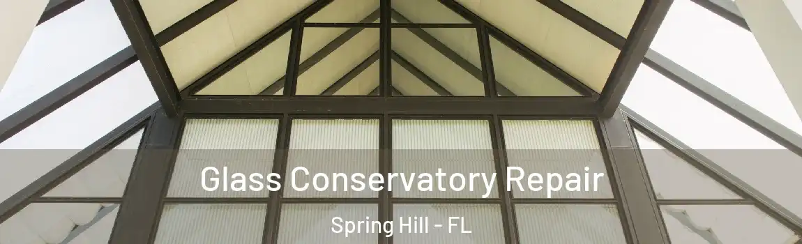 Glass Conservatory Repair Spring Hill - FL